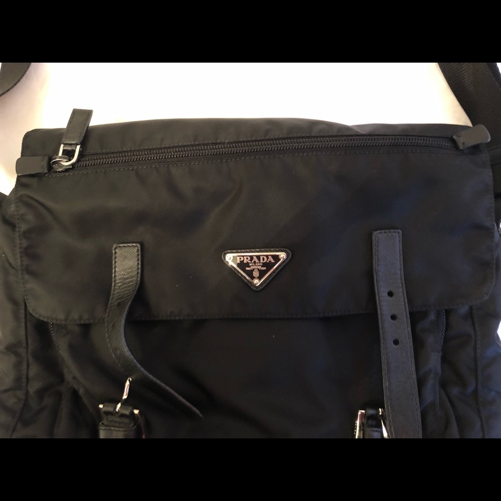 Prada Nylon Messenger Bag